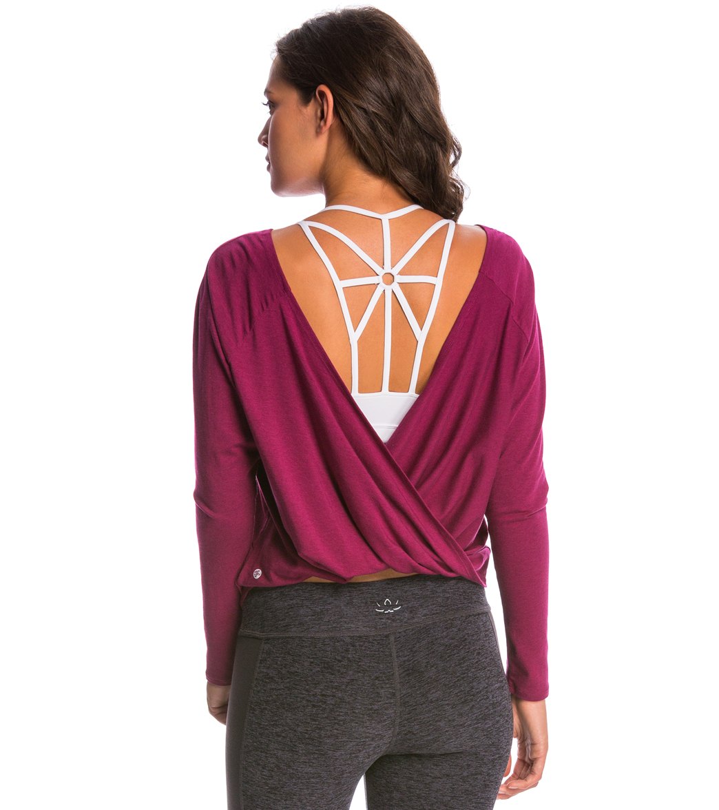 Manduka Twist Back Yoga Long Sleeve Top