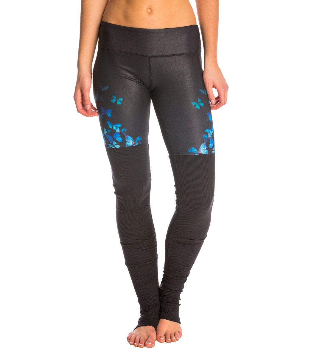Alo Yoga Gypset Goddess Ribbed Yoga Leggings
