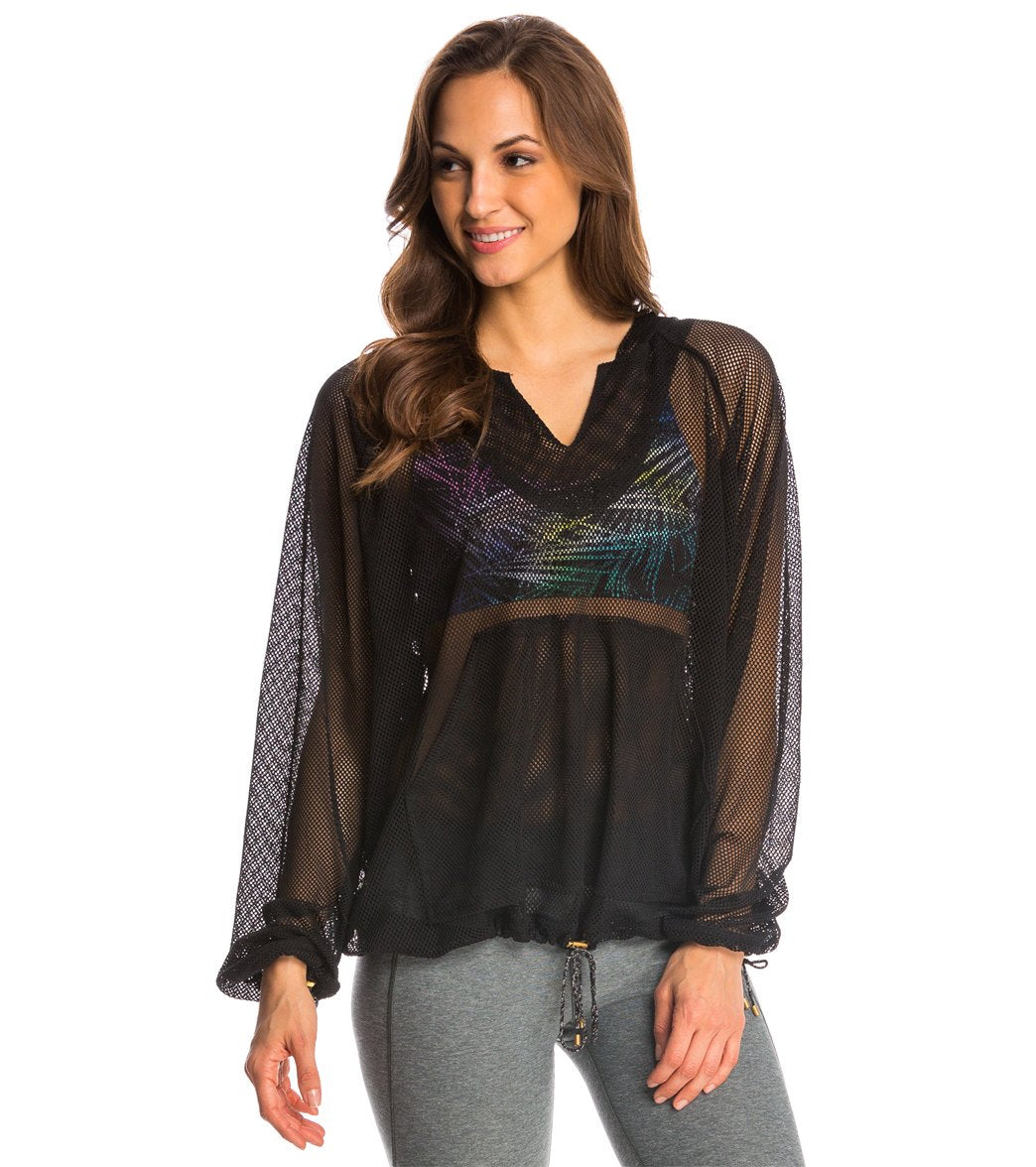 Free People Just Breathe Yoga Hoodie Coverup