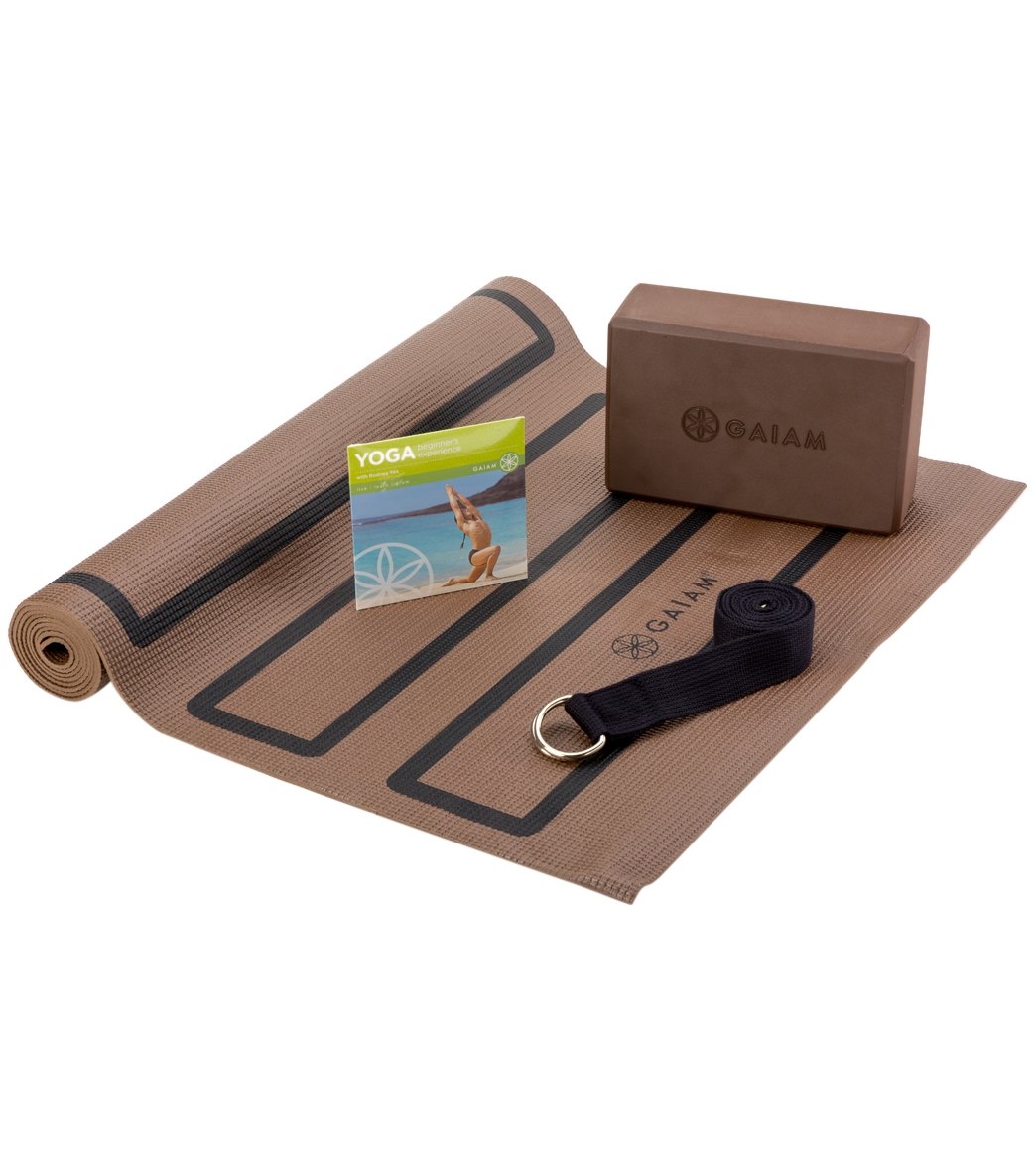 Gaiam Yoga Beginners Kit - Cocoa