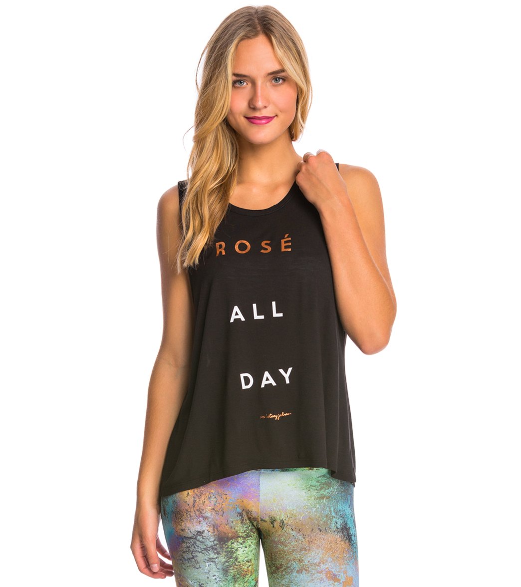 Betsey Johnson Rose' All Day Workout Tank Top