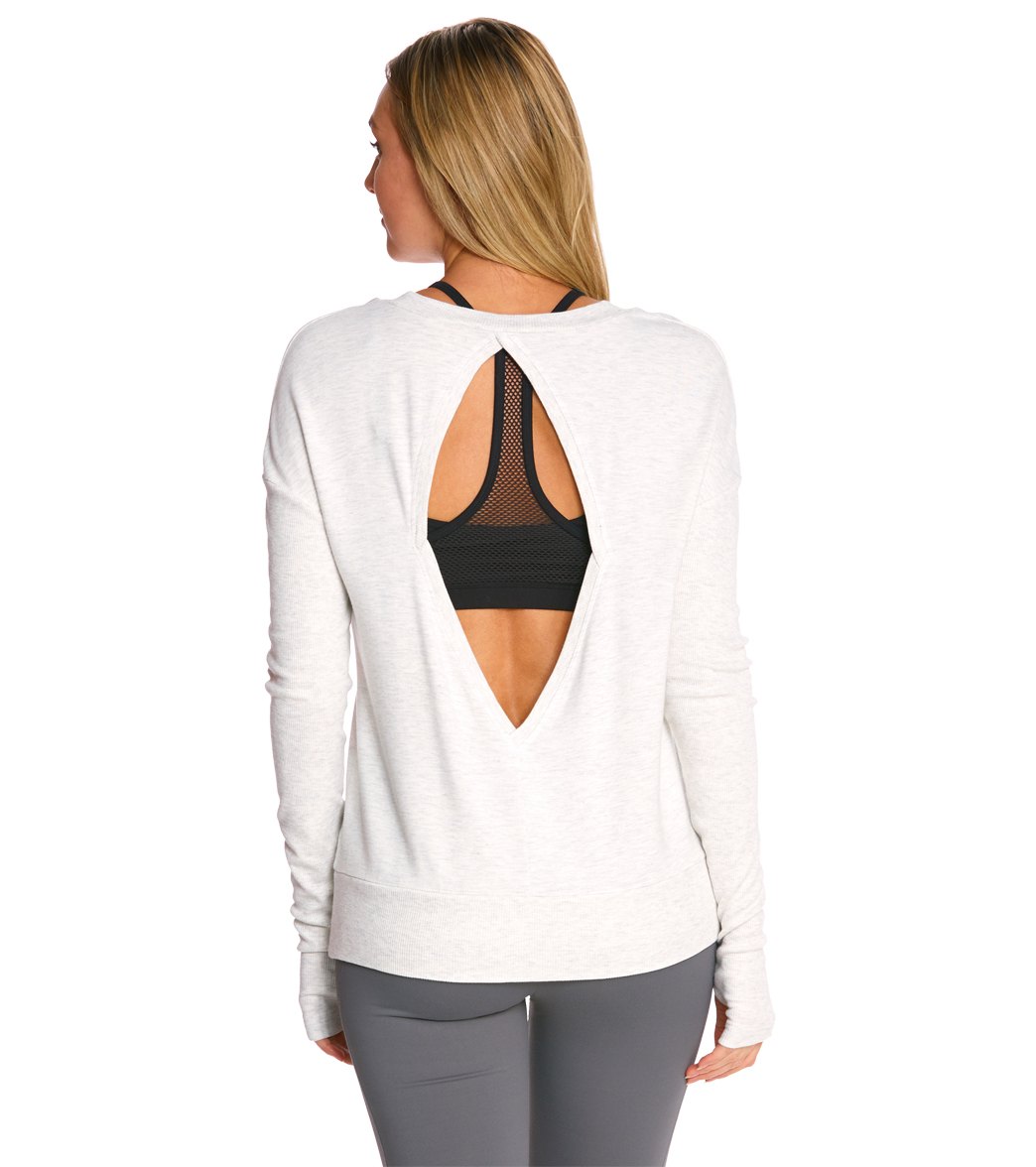 Alo Yoga Intricate Long Sleeve Yoga Tee