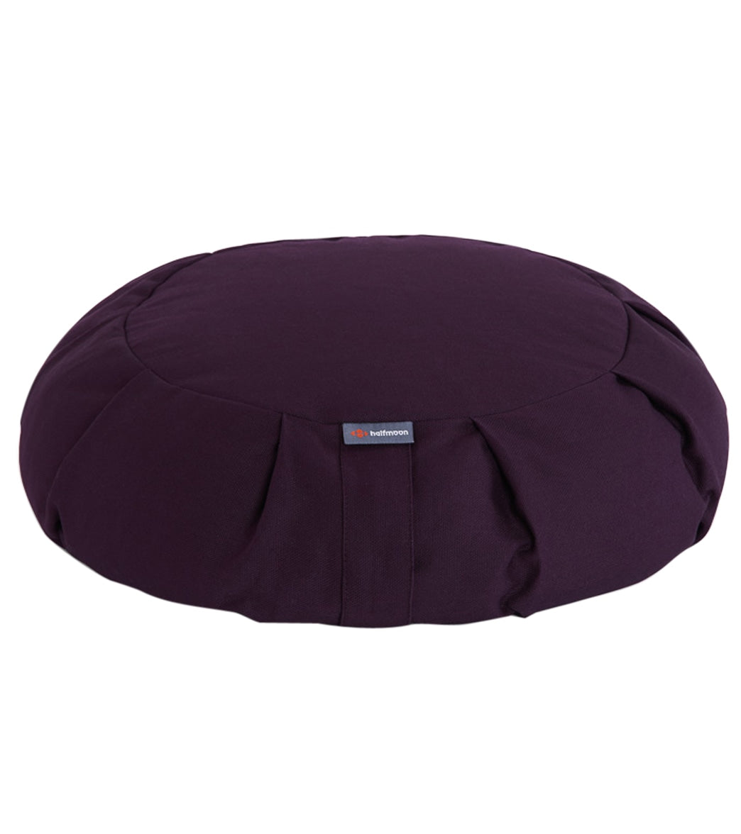 Halfmoon Round Zafu Yoga Meditation Cushion
