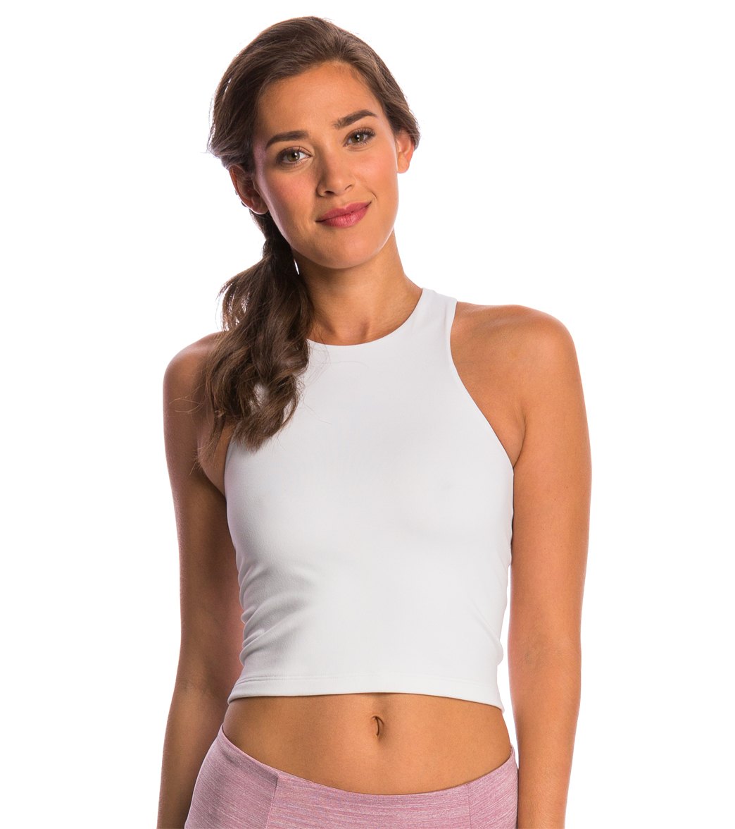 Manduka Medina Mesh Yoga Crop Top